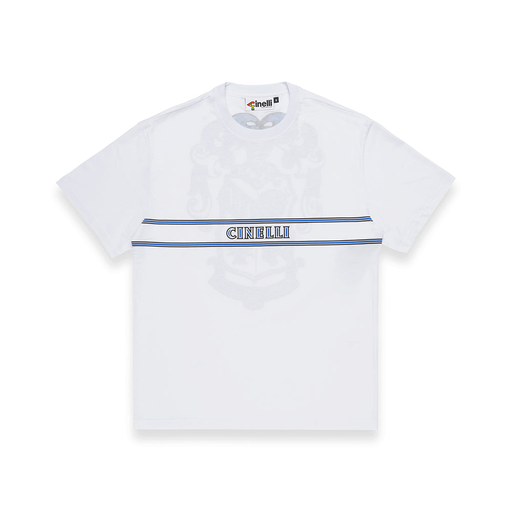 cinelli-t-shirt-heritage-bianca-cotone image 1