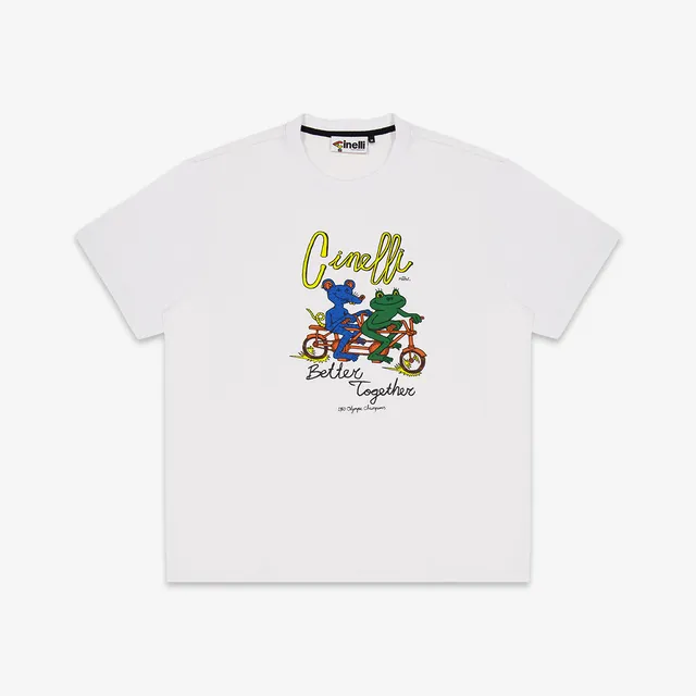 cinelli-melcher-oosterman-better-together-t-shirt-bianca image 1
