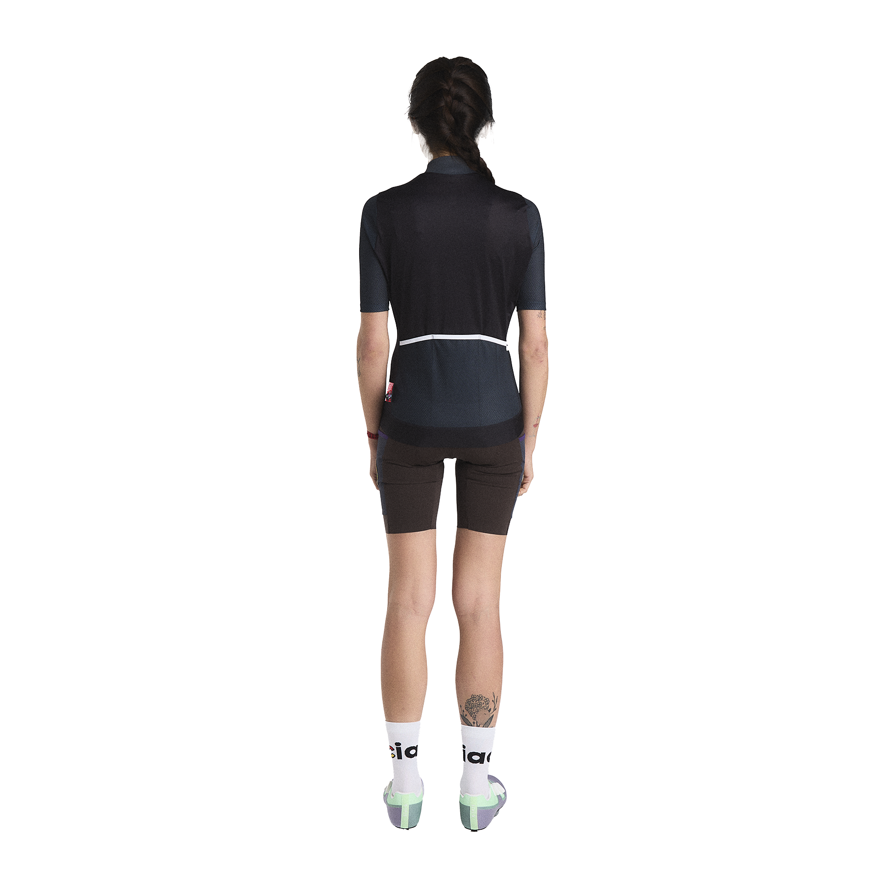 cinelli-tempo-maglia-ciclismo-donna-nero image 2