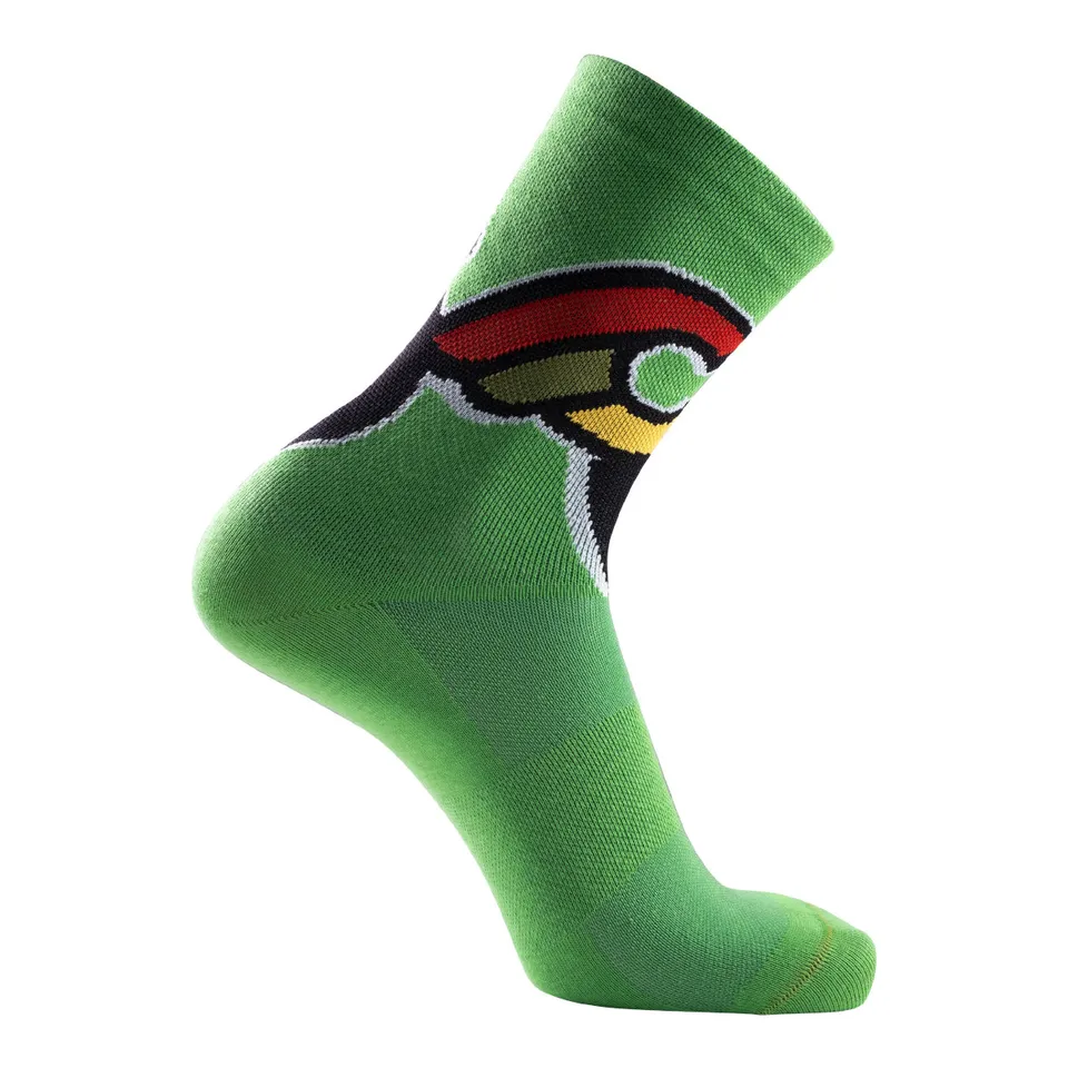cinelli-socks-tempo-nemo-slime-green-calzini-ciclismo image 1