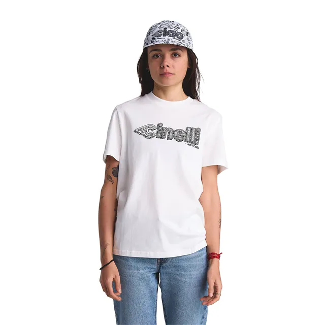 cinelli-chas-christiansen-shred-life-t-shirt-cotone-bianca image 1